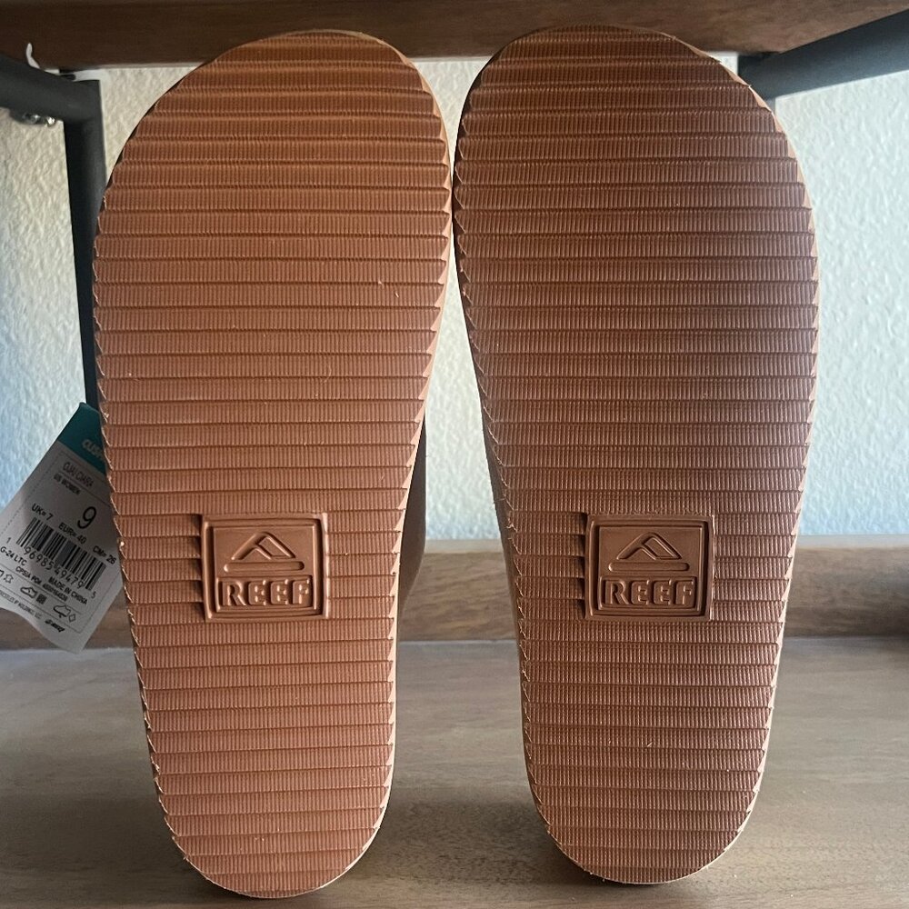 REEF Ojai Ciara Platform Two-Strap Sandals w/ Faux Shearling Sz.9/40 NEW - Picture 8 of 9